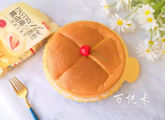 酸奶開花蛋糕,爽滑細(xì)膩,口感特別好,快來學(xué)!